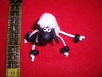Oveja Clásica Blanca con cara Negra / Classic White Sheep with Black face